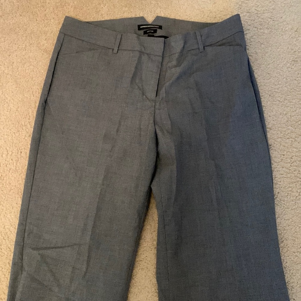 Gray dress pants